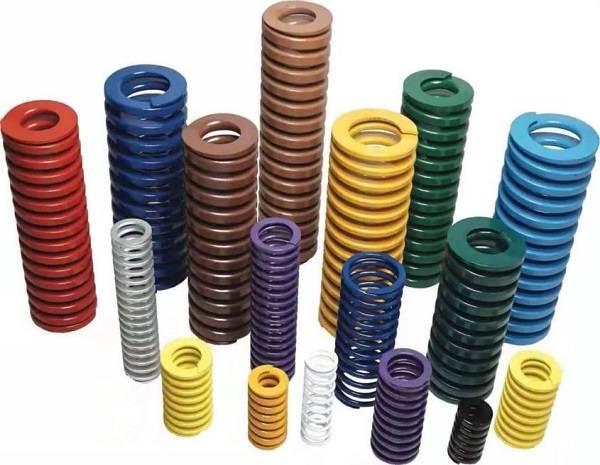 Die springs with various sizes