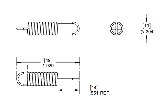 Specifications of Stainless Steel Extension Spring