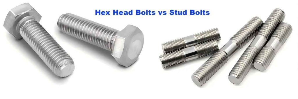 hex head Bolts vs stud bolts