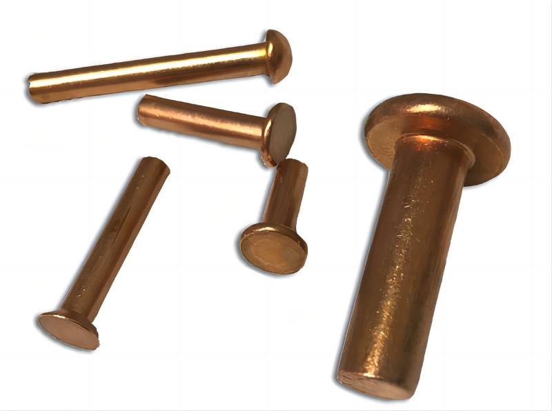 solid brass rivets