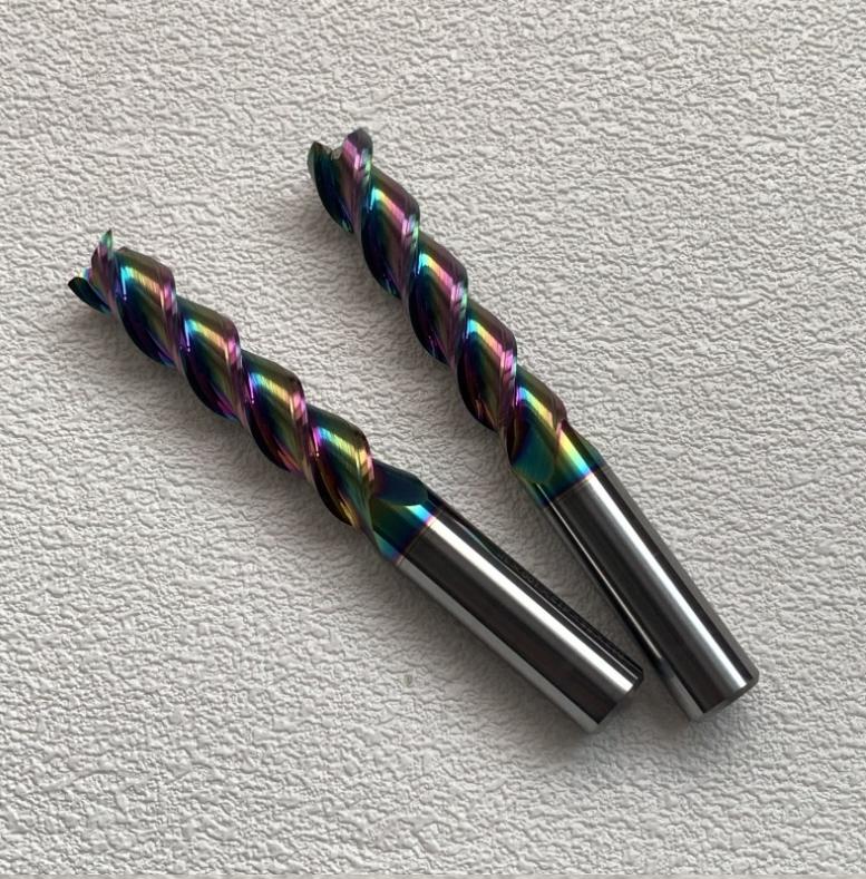 Colorful Tungsten Steel End Mill for Aluminum