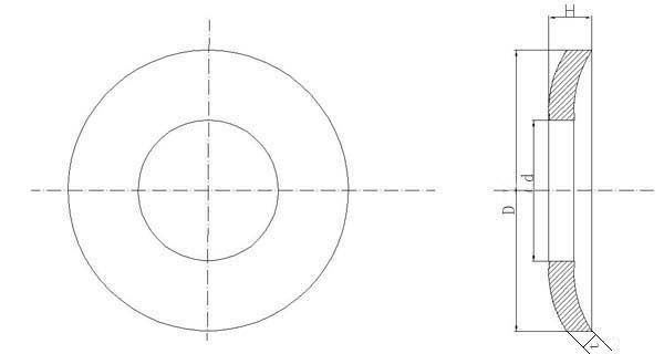 drawings of disc spring