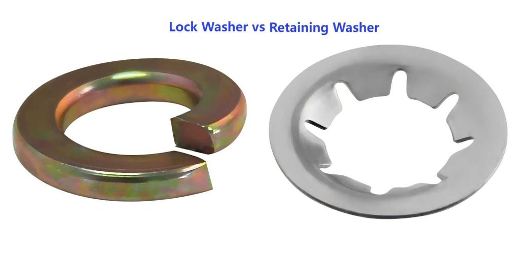 lock washer vs retaining washer