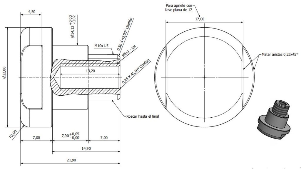 Specifications of Custom Screw with CNC Lathe Machining