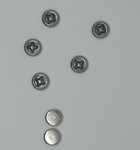 Stamped Rivet Caps