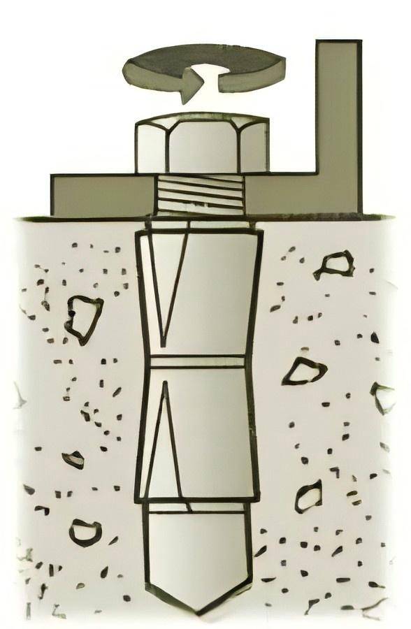 how to install double expansion anchor