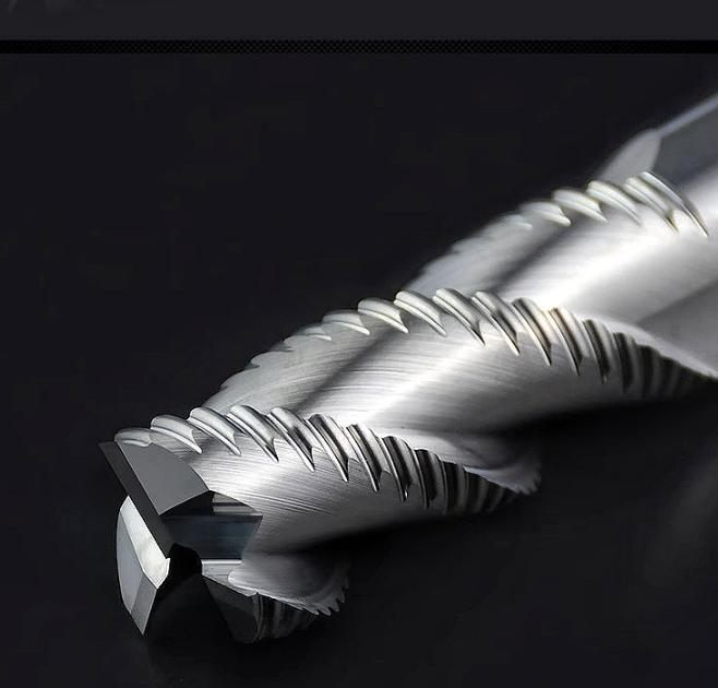 60-degree specialized tungsten steel milling cutter for aluminum roughing