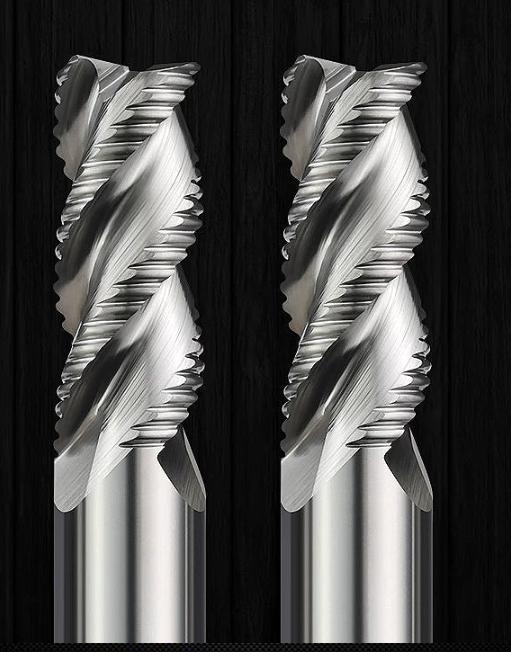 60-degree specialized tungsten steel milling cutters for aluminum roughing