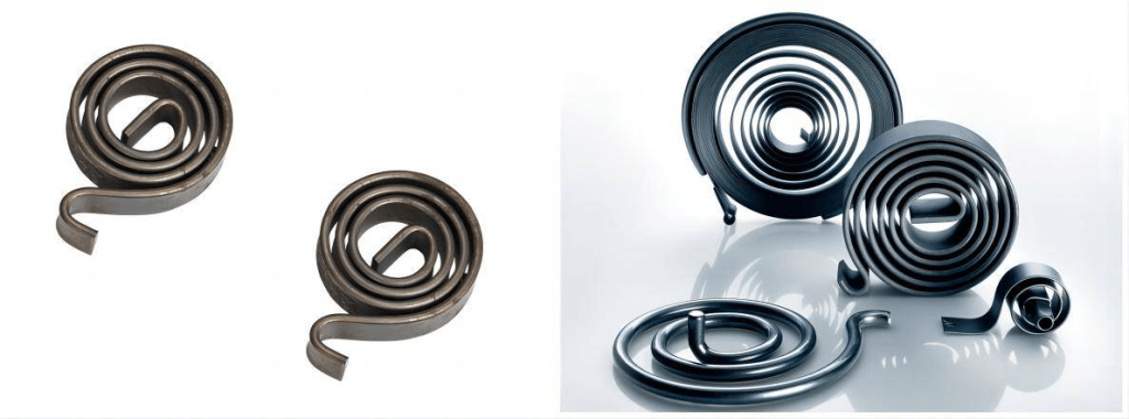 flat spiral springs