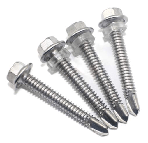 Hex head self drilling screw