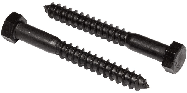 Hex lag bolts