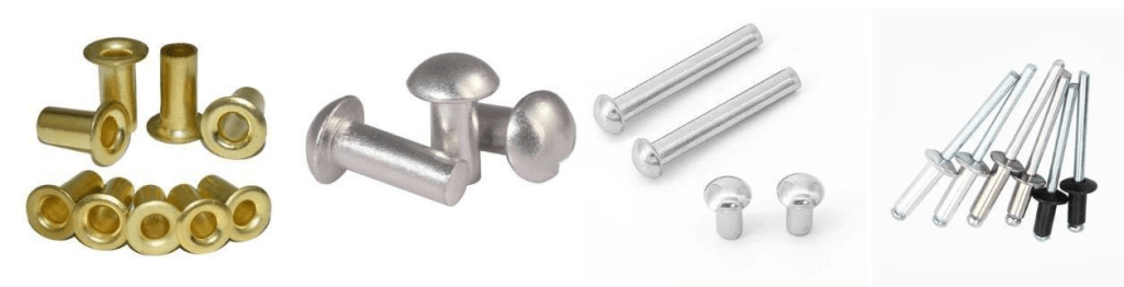 different rivet types