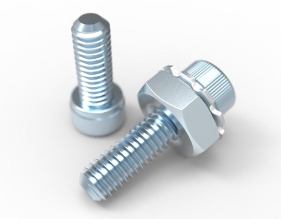 use screws and bolts to attach wood to metal