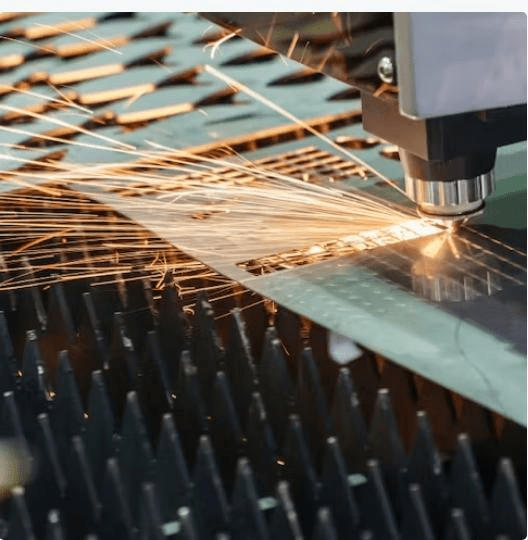 laser cutting process